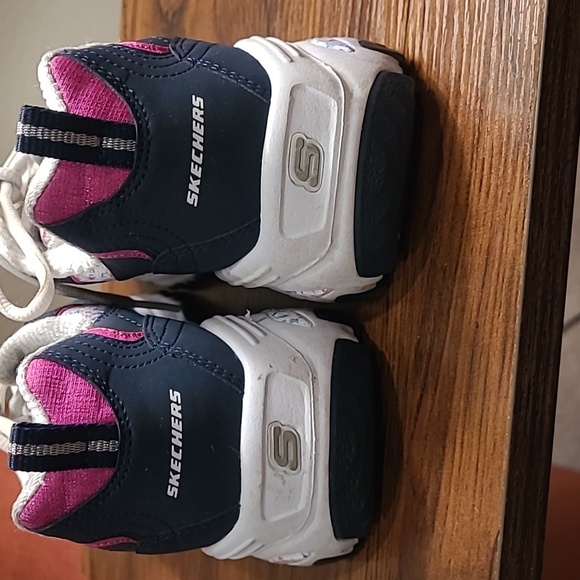 Skechers D'lites Walking Shoes Blue Women Comfort Memory Foam Sz 8. Used - Picture 2 of 4